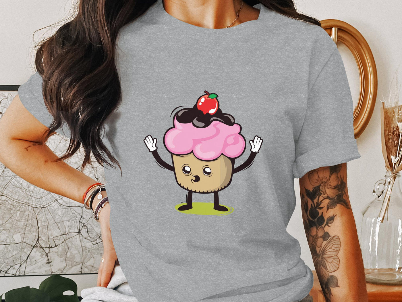 Cupcake Design T-Shirt | Fun & Stylish Apparel