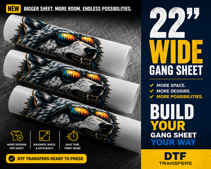 Build Your DTF Gang-Sheet 22 inch