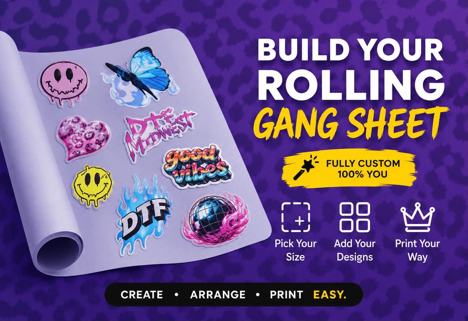 Build Your Rolling Gang sheet